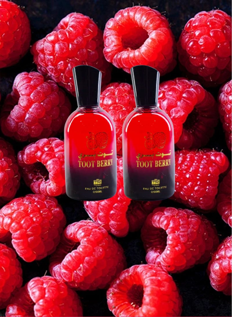 تي أر آي 2 قطع عطر توت بري 100 مل EDT - Image 1
