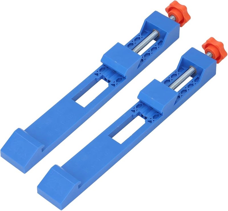 دليل منشار دائري قابل للتعديل 145-208 مم قاعدة ABS مشبك لأعمال النجارة قطع الرخام DIY مجموعة من قطعتين ثنائية الاتجاه - Image 4