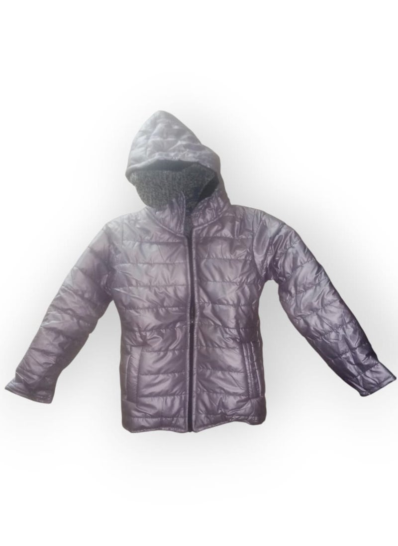 Generic - Pump jacket with hood for boys and girls Fur lining  Waterproof  From 8 to 10 years old - Image 1