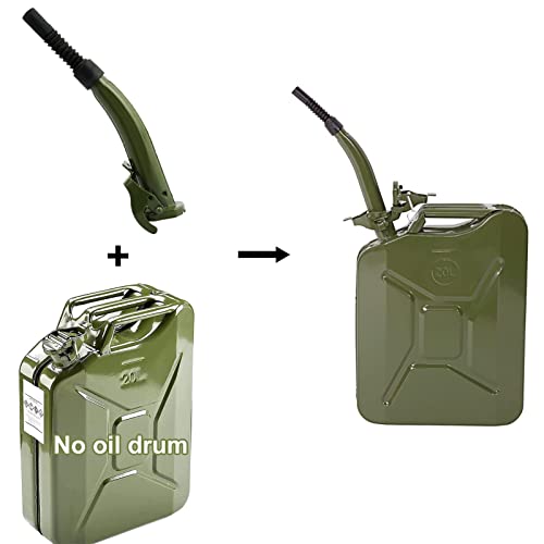 Jadeshay Jerry Can Spout with Hose, Compatible with All Non-CARB NATO Style Jerry Cans, Leak-Proof Design Easy Pouring - Image 5