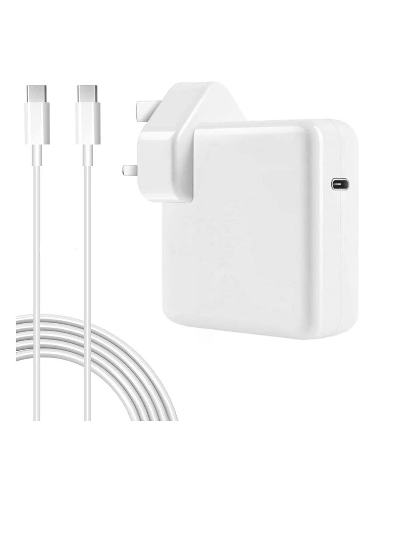 ماركة غير محددة محول USB-C بقدرة 96 وات مع جهاز MacBook Pro 16/15/14/13 بوصة لجهاز MacBook Air MacBook 12 بوصة متضمن USB C إلى C  - Image 1