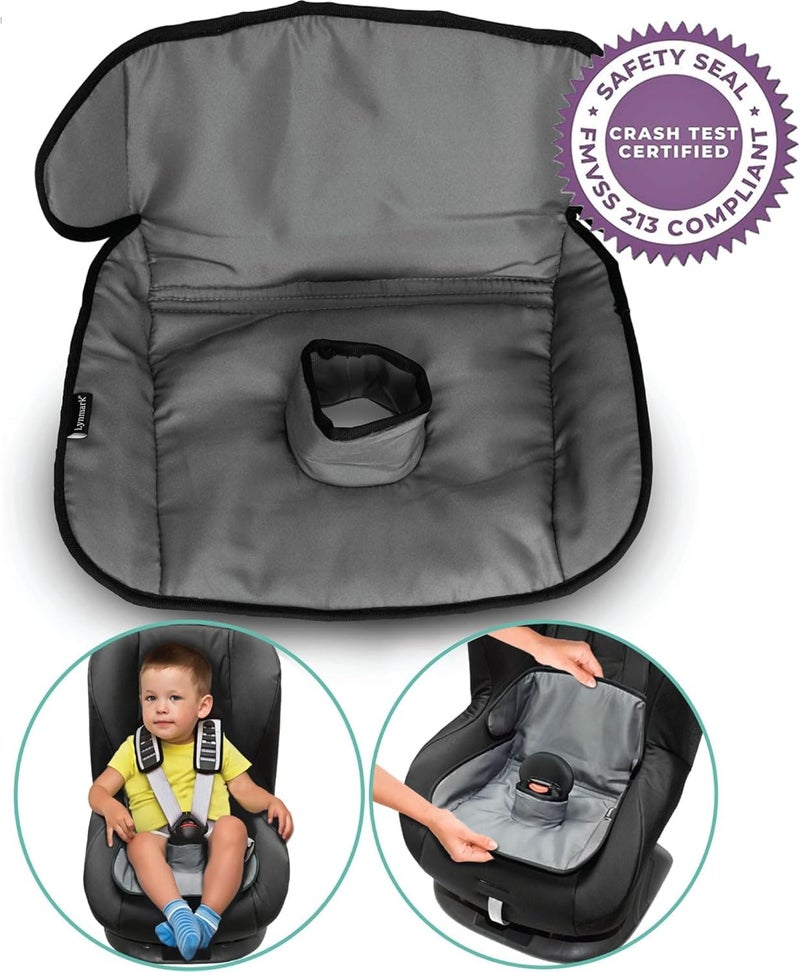 Lynmark Piddle Pad  Baby  Toddler Car Seat Protector for Potty Training Cover from Spillages Nappy Leaks  Toilet Training Fits All Carseat  Buggy Age6m4 Years Old Keeps Seat Clean Dry Grey 2 Pack - Image 5