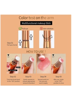 Makeup Pen Liquid Contour Beauty Wand Highlighter and Bronzer Concealer Pen with Cushion Applicator Smooth Creamy Natural Matte Finish Contour Face Illuminator Makeup Stick (#05) - pzsku/Z393551E8FCCC841AC3BAZ/45/_/1686042587/b4804dab-5fc1-4712-acee-2489c3383dcd