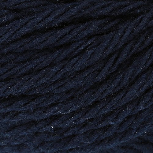 Lily Sugar 'N Cream The Original Solid Yarn, 2.5oz, Medium 4 Gauge, 100% Cotton - Bright Navy - Machine Wash & Dry - Image 2