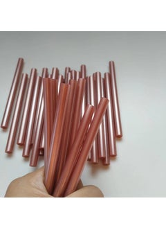 Profisher Sealing Wax Stick Hot Glue 7mm x 20CM 6 Pack Metallic Rose Gold  - Image 4