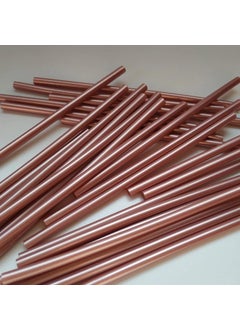 Profisher Sealing Wax Stick Hot Glue 7mm x 20CM 6 Pack Metallic Rose Gold  - Image 5