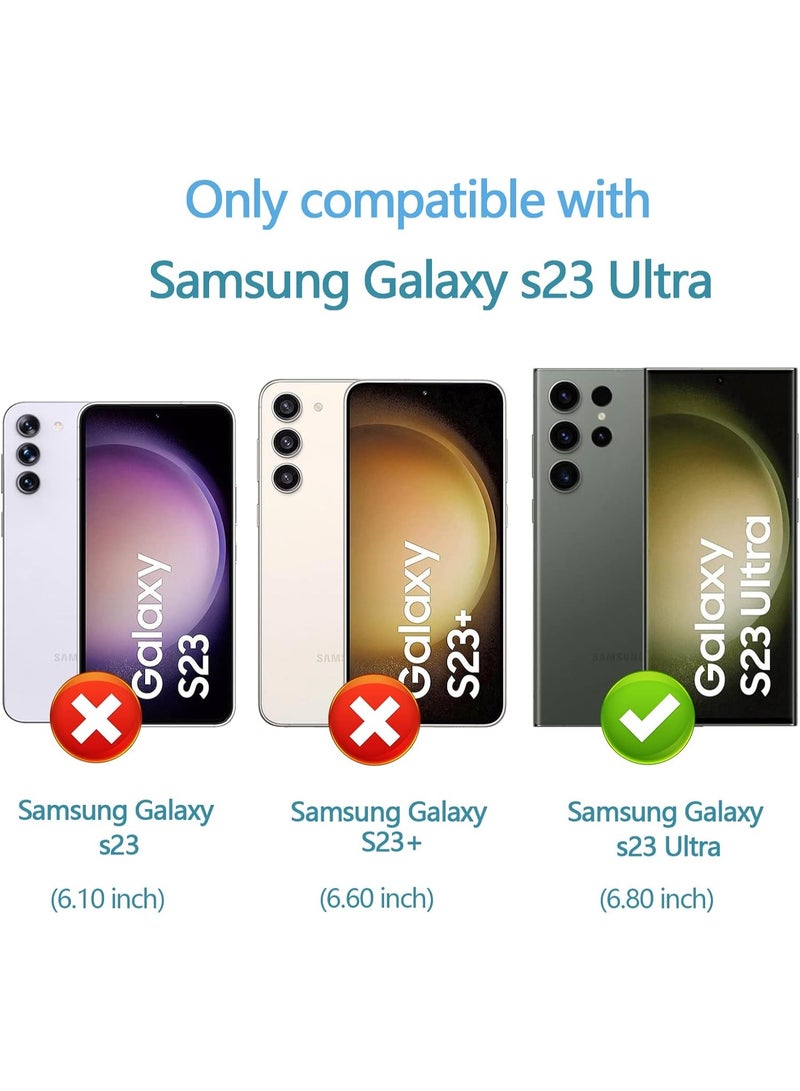 بروماس غطاء شفاف لهاتف سامسونج جالاكسي S23 ألترا – واقٍ ضد الصدمات بتصميم نحيف، حماية من الاصفرار، حواف TPU مرنة، مقاوم للخدوش - Image 5