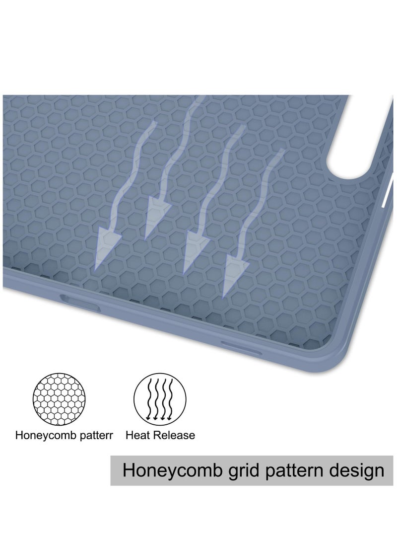 Compatible with Samsung Galaxy Tab S9 Plus Case 12.4 inch Case with Built-in S Pen Holder Slim Case Smart Case Multi-Angle Viewing Protective Case with Soft TPU Back Auto Sleep/Wake (Purple) - Image 3