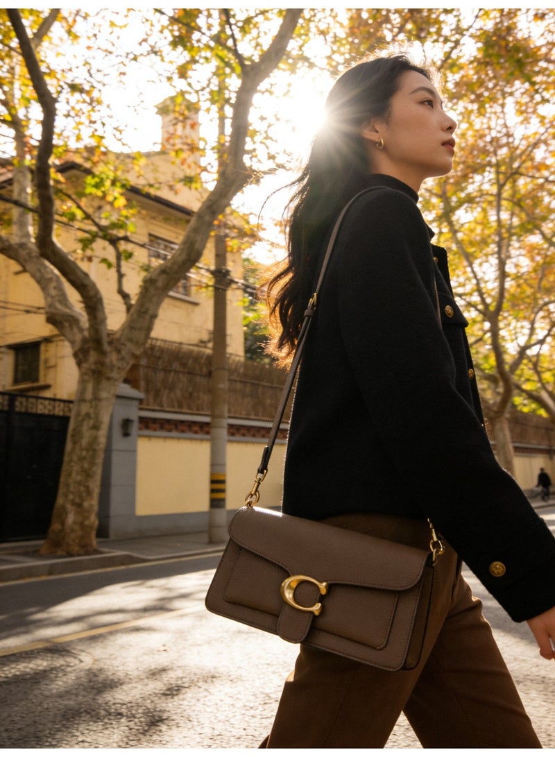 coachoutlet Coach women's shoulder bag, suitable for fashionable daily use, can be used as a handbag, clutch, or crossbody bag - Image 2