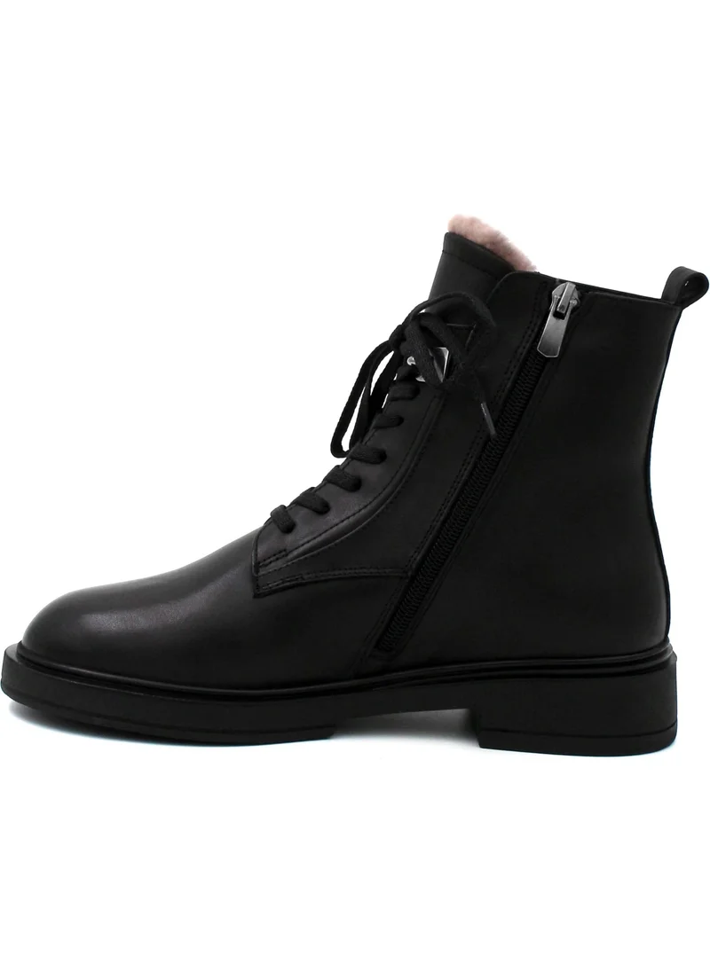 Fast Step Leather Fur Women's Classic Boots 916KZA3798