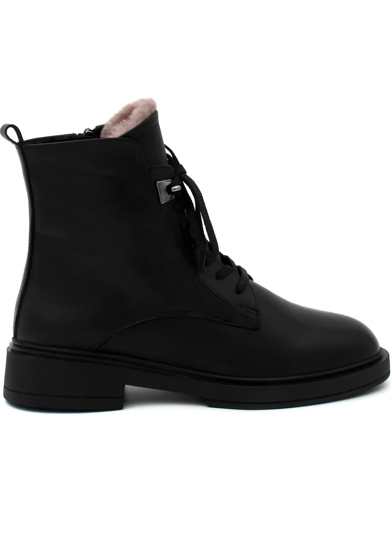 Fast Step Leather Fur Women's Classic Boots 916KZA3798