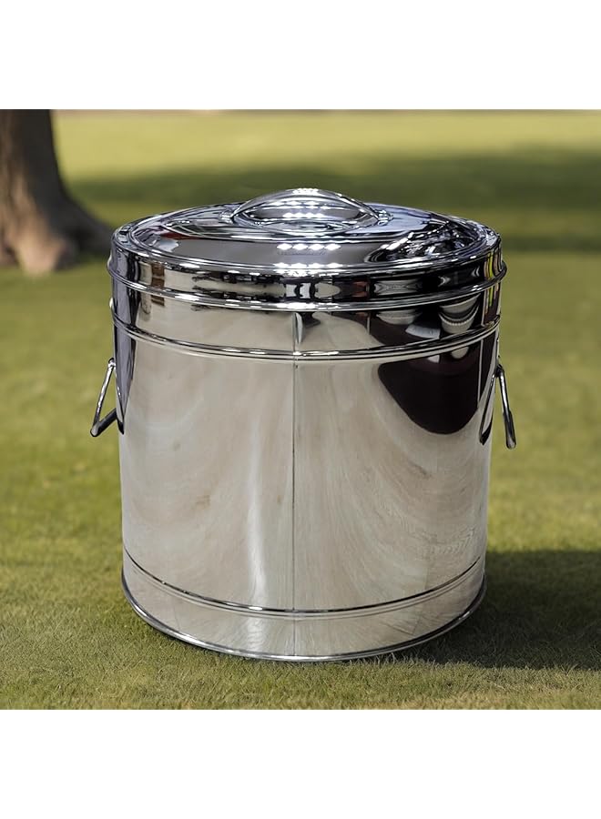 VINOD Insulated Food Storage Containers 20 Ltr, Silver, Tuc020, Thermal Serving Bowl, Keeps Food Hot & Cold For Long Hours. - Image 5