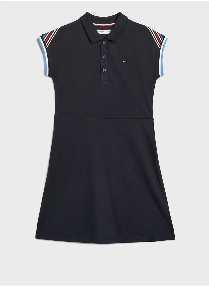 TOMMY HILFIGER Youth Striped Polo Dress
