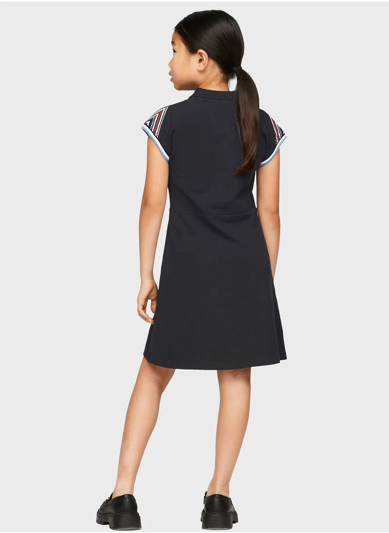 TOMMY HILFIGER Youth Striped Polo Dress