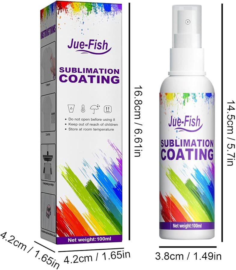 100ml Sublimation Coating For Fabric Wood Brighter Colors Effect - Image 4
