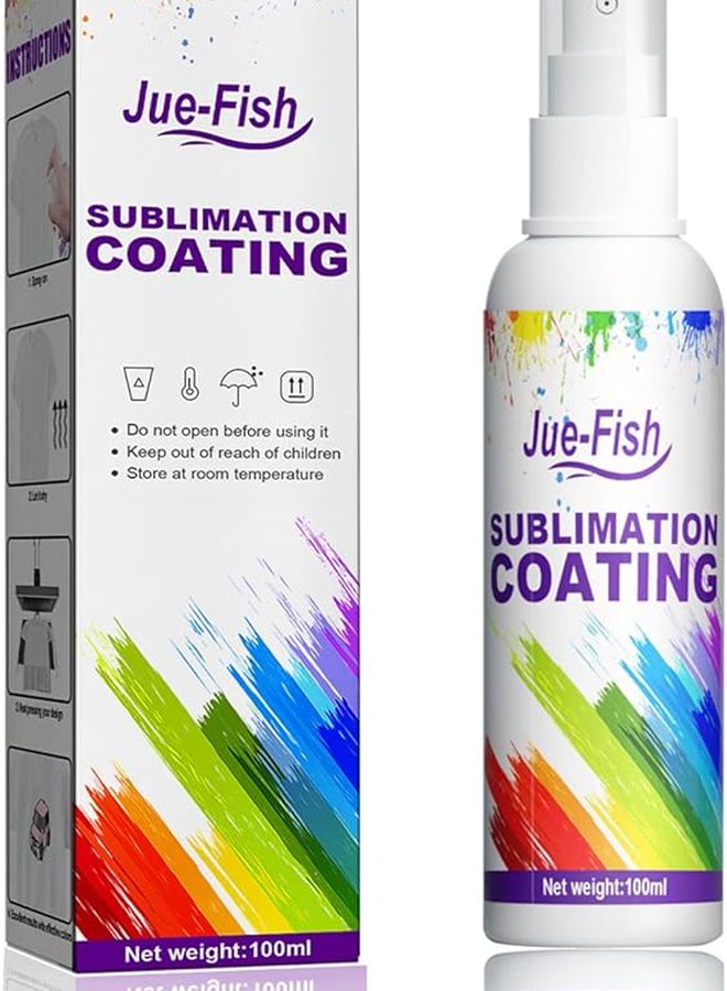 100ml Sublimation Coating For Fabric Wood Brighter Colors Effect - Image 2