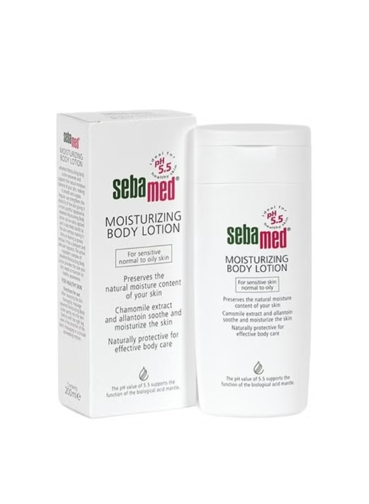 Sebamed Moisturizing Body Lotion For Sensitive Skin Normal To Oily 200Ml - Image 1
