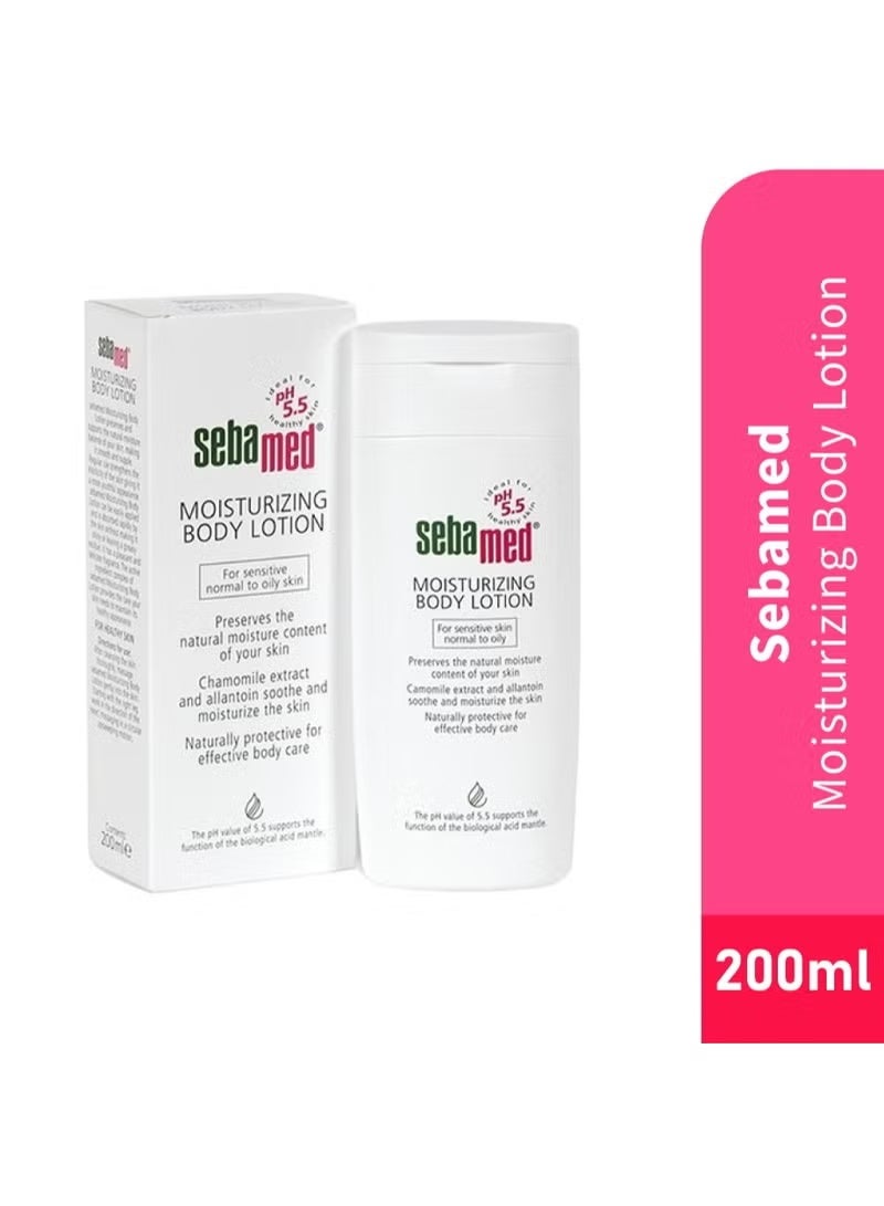 Sebamed Moisturizing Body Lotion For Sensitive Skin Normal To Oily 200Ml - Image 2