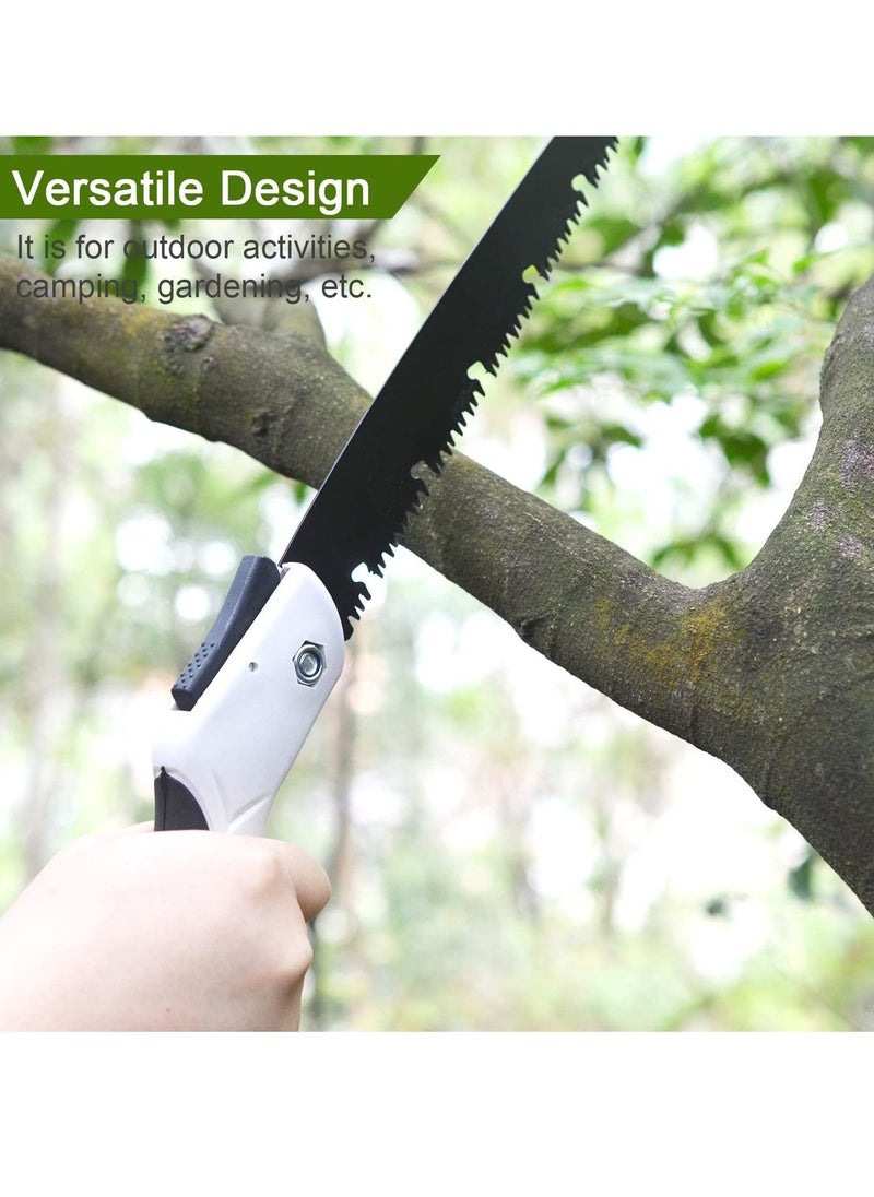 Folding Saw, Heavy Duty 12 Inch Extra Long Blade Hand Saw Hand Pruning Saws with High-Manganese Steel Teethfor Wood Camping, Dry Wood Pruning Saw With Hard Teeth - Image 2