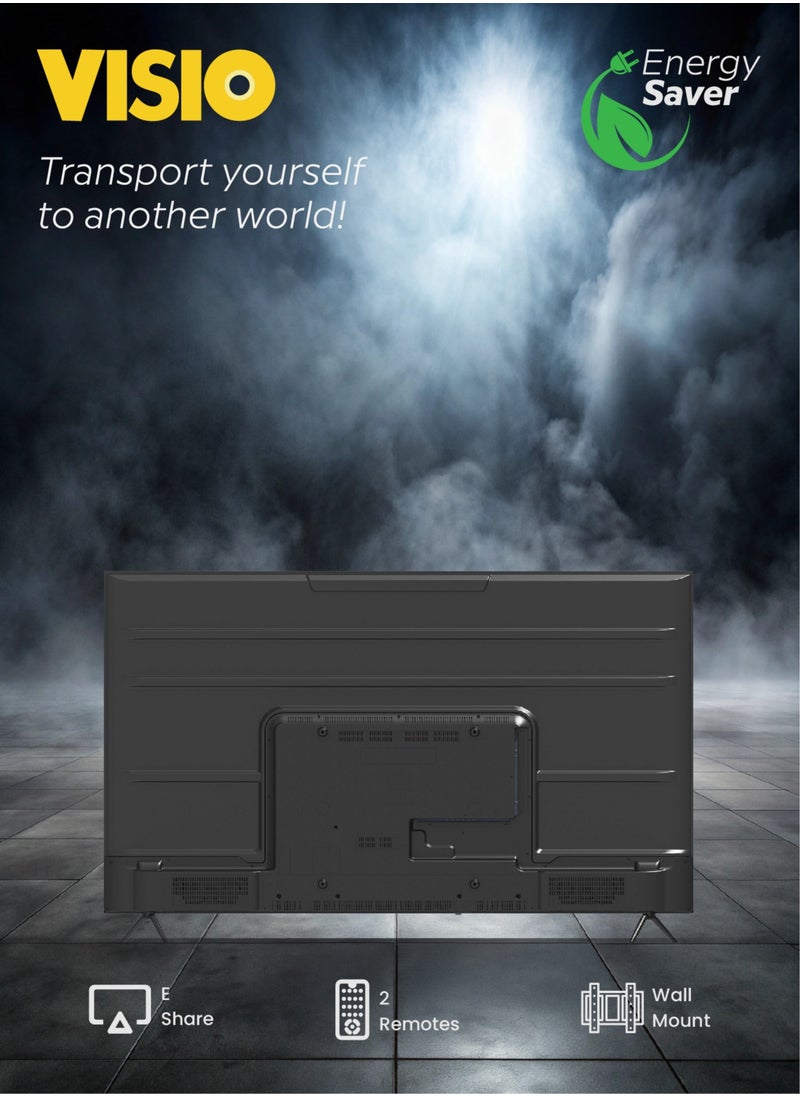 VISIO 70-Inch Frameless 4K Powered by WebOS TV with Built-in Satellite Receiver -  Magic Remote