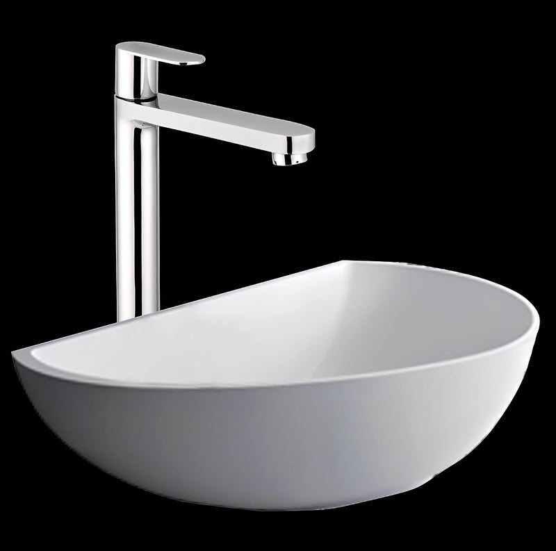 Carnival Full Brass Extended Tall Body Basin Pillar Cock Tap Faucet for Wash Basin Chrome Plated Finish (12 Inches) for Bathroom,Counter Table Top Washbasin Tap(Deck Mounted Installation Type) - Image 3