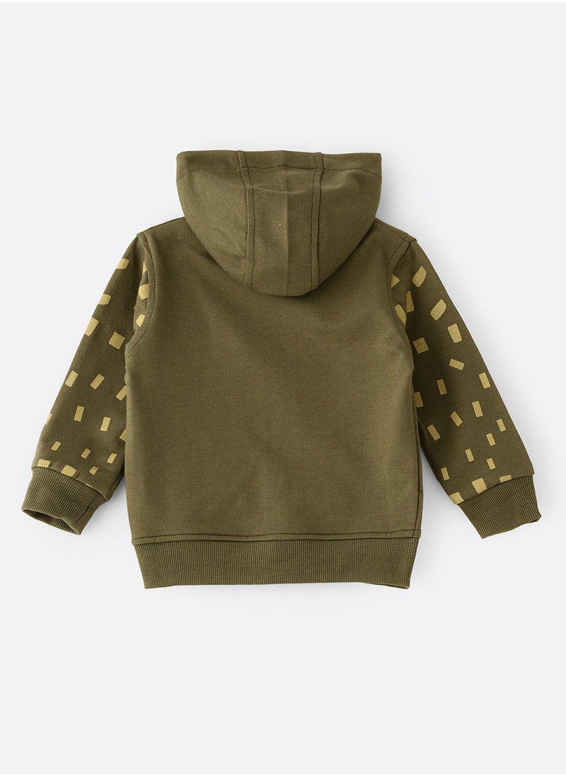 JAM - Knitted jacket wth hoodie - Image 1