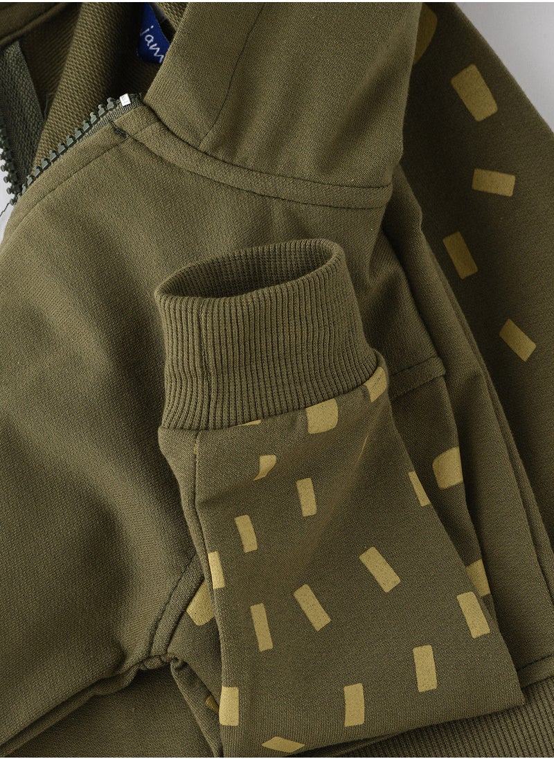 JAM - Knitted jacket wth hoodie - Image 1