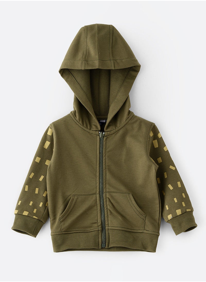 JAM - Knitted jacket wth hoodie - Image 1
