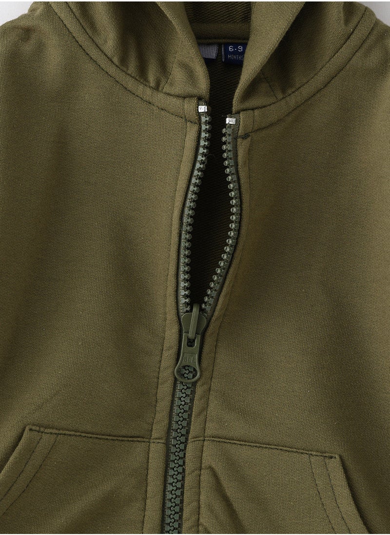 JAM - Knitted jacket wth hoodie - Image 1