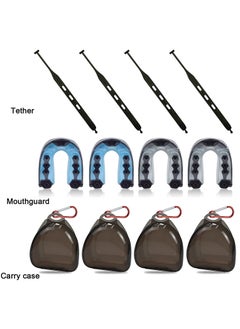 SYOSI 4Pcs Mouth Guard Athletic Mouth Guards Trimmable Mouthguard Mouthguard for Boxing, MMA, Rugby, Muay Thai, Hockey, Judo, Karate Martial Arts and All Contact Sports  - Image 5