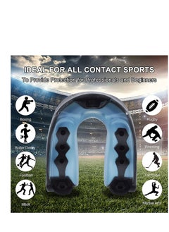 SYOSI 4Pcs Mouth Guard Athletic Mouth Guards Trimmable Mouthguard Mouthguard for Boxing, MMA, Rugby, Muay Thai, Hockey, Judo, Karate Martial Arts and All Contact Sports  - Image 3