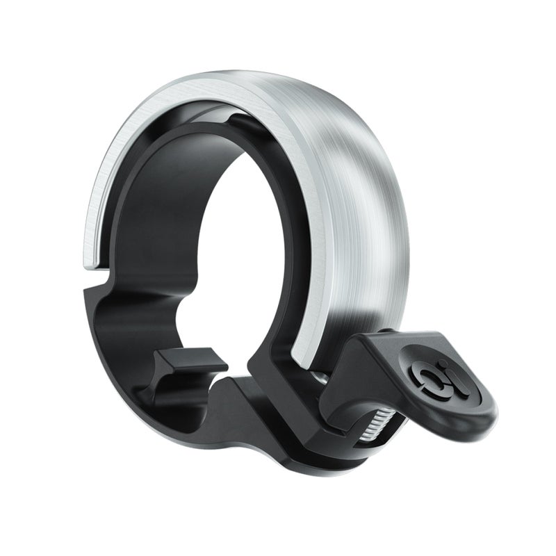 Knog Oi Bell Aluminium Bike Bell  Large/31.8Mm  Silver - Image 1