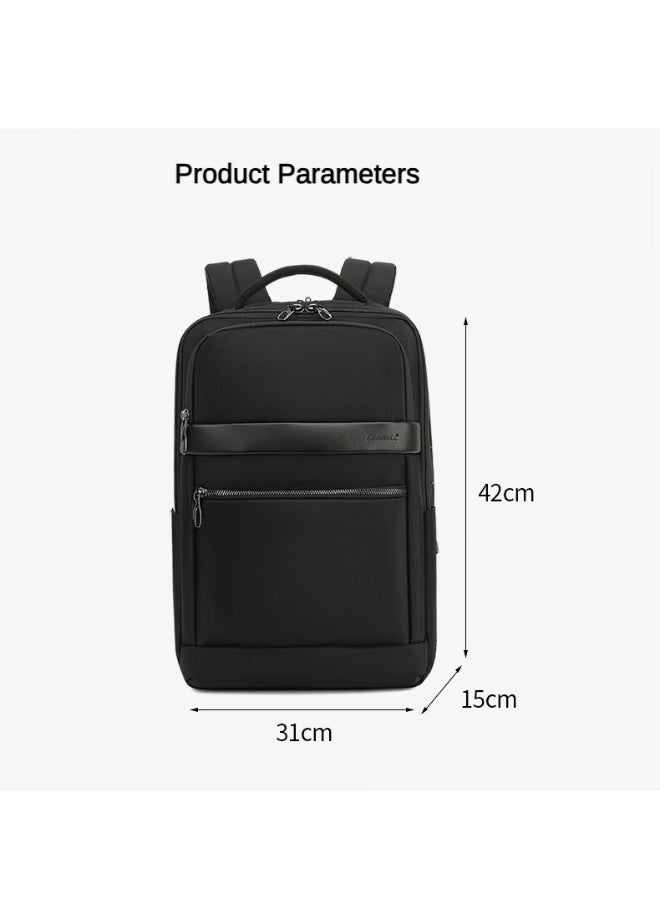 CoolBELL Men 20 L Waterproof Backpack For 15.6 inch Laptop With USB Charging Port/Shockprof Compartment ,180° Opening& Closing CB-8281 Black - Image 2
