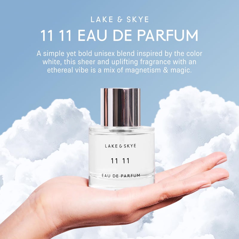 Lake & Skye 11 11 Eau de Parfum Spray, Long Lasting Fragrance, 1.7 fl oz (50 ml) - Skin Musk, Clean, Vegan, Paraben-Free, Cruelty-Free - Image 2