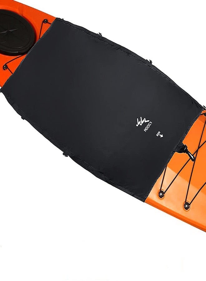 Ikerall Universal Kayak Cockpit Drape Cover, Waterproof Seal Cockpit Cover with Hook Holes, Provide Comprehensive Protection Indoor and Outdoor for Ocean Cockpit - Image 2