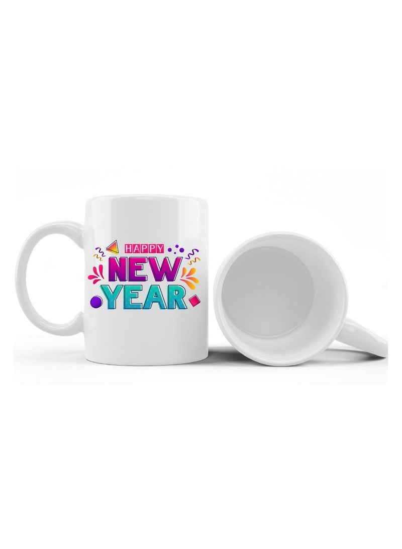 PRINTSHOP4ME Happy New Year Design Printed With New Year Theme Ceramic Coffee Mug Suitable Gift For Family/Friends And Special Person  - Image 4
