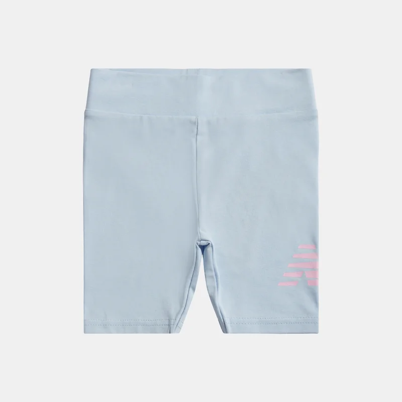 New Balance Kids' Stacked Logo Cycle Shorts