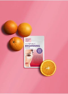 SKIN REPUBLIC Skin Republic Brightening Eye Mask, For Bright Youthful Looking Eyes, Targets Dark Circles, With Vitamin C 23ml (3 Masks) - Pack Of 3  - Image 5