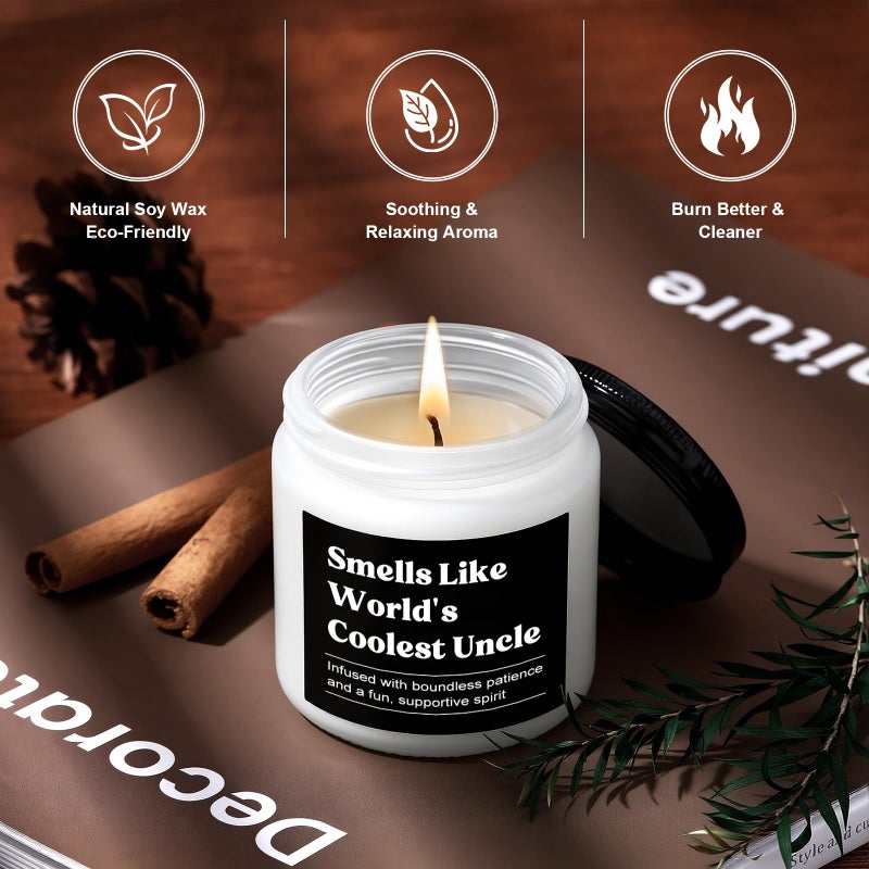Pradnel Uncle Gifts from Niece Nephew Uncle Birthday Gifts for Men Funcle Gift Ideas for Best Uncles from Kids Funny Promoted to Great Uncles Announcement Gift Box for Christmas, Happy Birthday, Fathers Day - Image 3