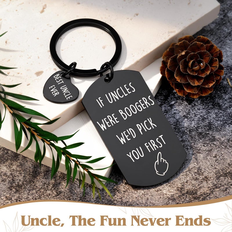 Pradnel Uncle Gifts from Niece Nephew Uncle Birthday Gifts for Men Funcle Gift Ideas for Best Uncles from Kids Funny Promoted to Great Uncles Announcement Gift Box for Christmas, Happy Birthday, Fathers Day - Image 5