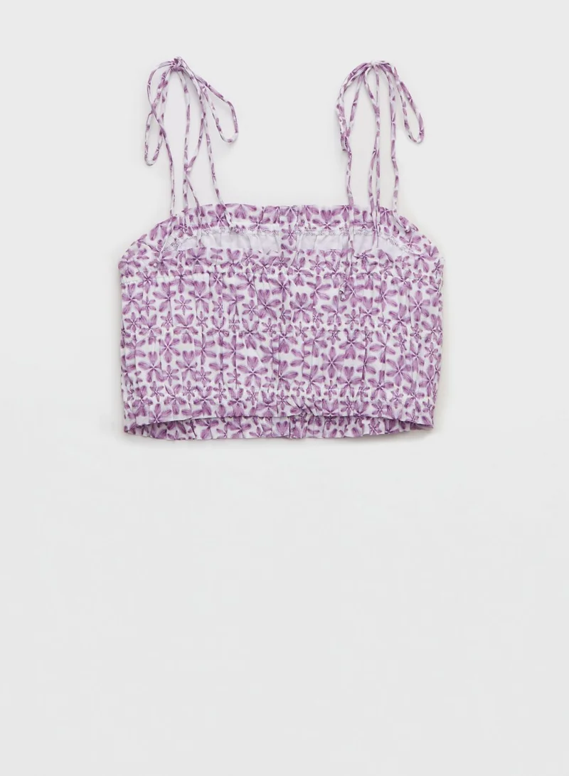 Aerie Strappy Button Detail Tank Top