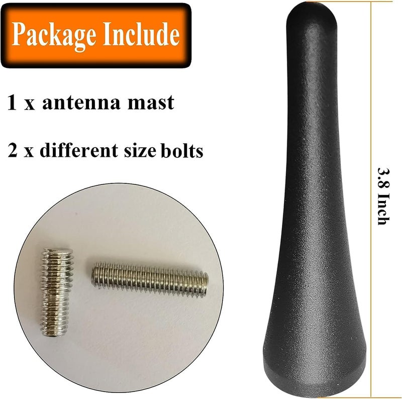 RooFox 3.8 Inch Aluminum Antenna for Ford Transit (2013-2025), Antenna Replacement for Ford Transit 150 250 (2013-2025) - Image 5