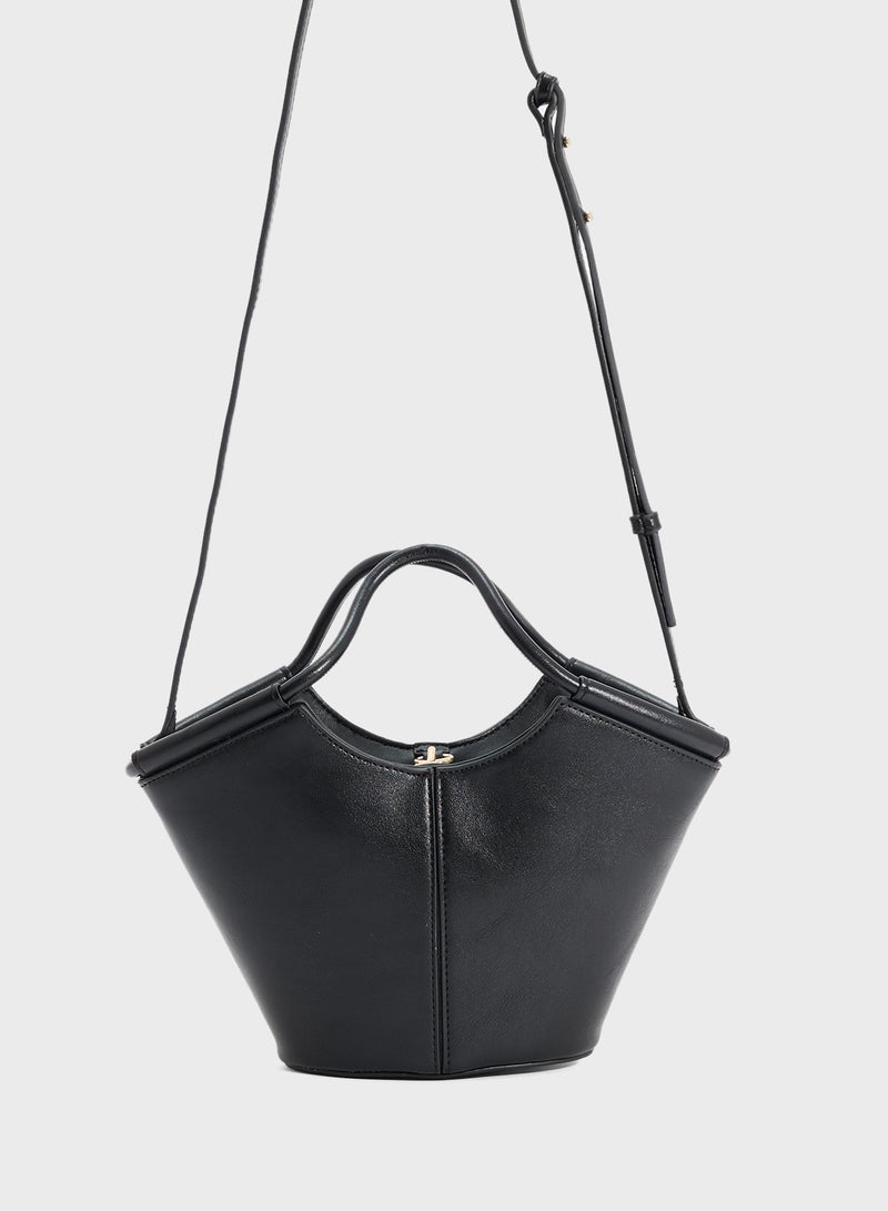 MANGO Mini Shopper-Style Shoulder Bag  - Image 2