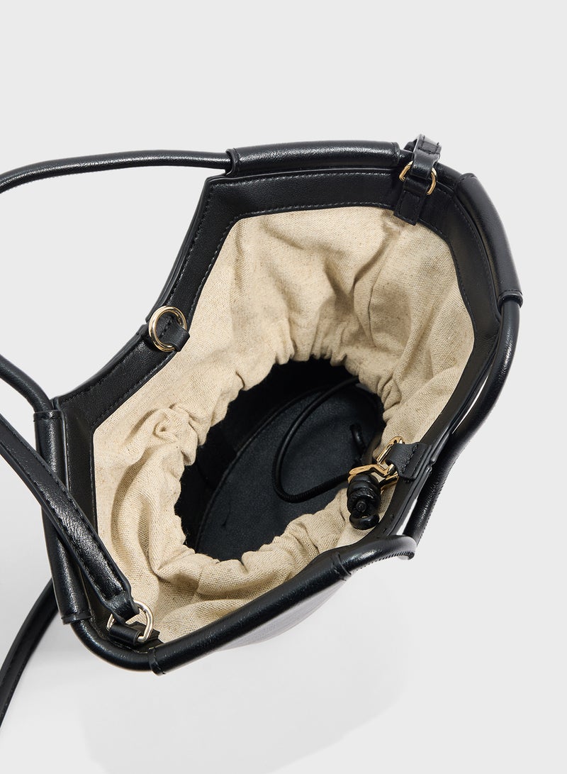 MANGO Mini Shopper-Style Shoulder Bag  - Image 5
