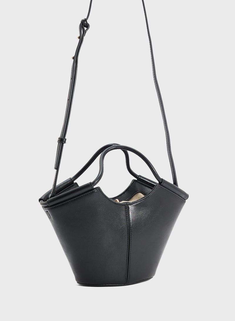 MANGO Mini Shopper-Style Shoulder Bag  - Image 3