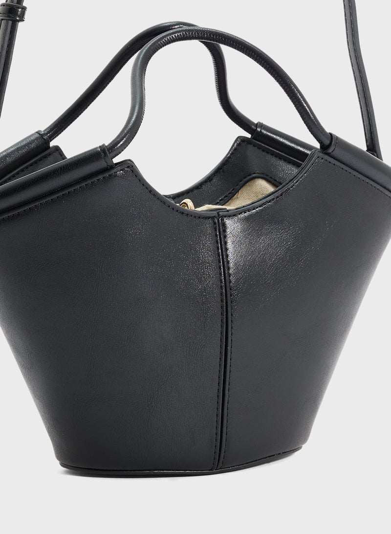 MANGO Mini Shopper-Style Shoulder Bag  - Image 4
