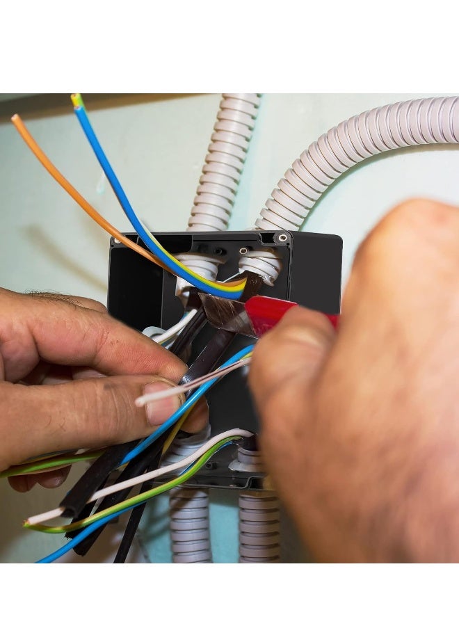 4 قطع صندوق تقاطع بلاستيكي صندوق مشاريع مقاوم للماء صندوق كهربائي صندوق إغلاق كهربائي صندوق مشاريع خارجي أسود 3.94 × 2.68 × 1.97 بوصة للاستخدام الخارجي - Image 5