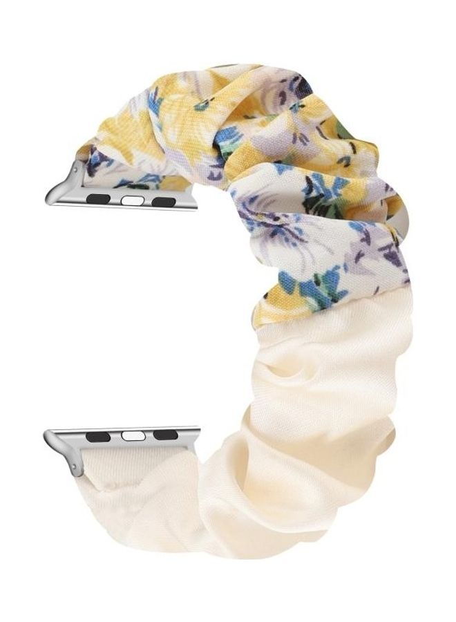 NIBEMINENT Butterfly Pattern Hair Ring Cloth Watch Strap Multicolour - Image 1