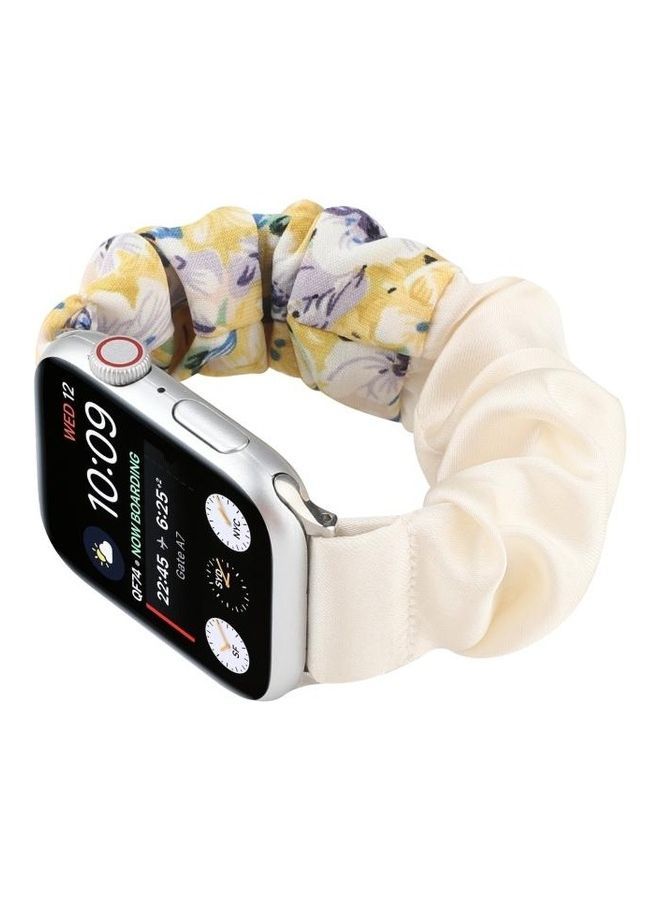 NIBEMINENT Butterfly Pattern Hair Ring Cloth Watch Strap Multicolour - Image 5