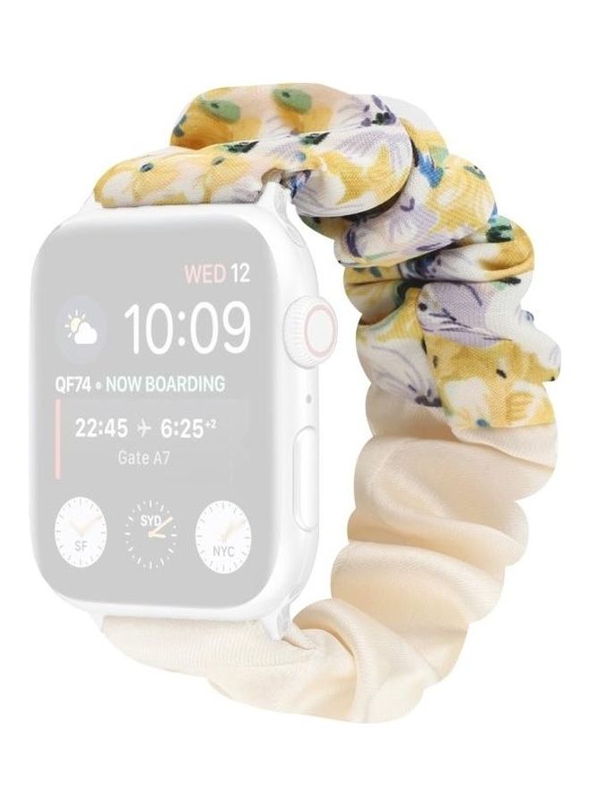 NIBEMINENT Butterfly Pattern Hair Ring Cloth Watch Strap Multicolour - Image 2